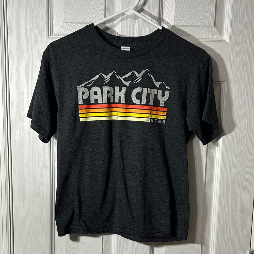 Park City Mountain Tee - Dark Gray women’s size medium
